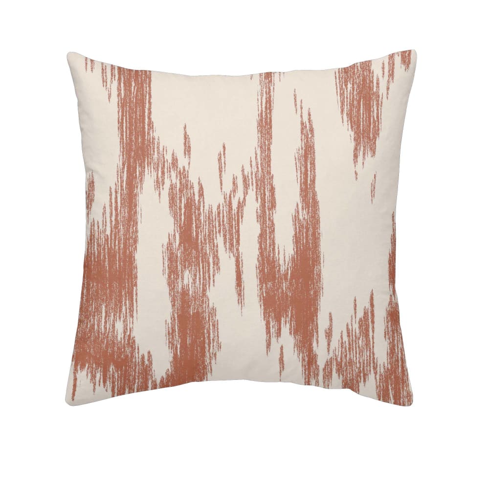 Taie d'oreiller en popeline de coton 300 fils orange 65x65 cm