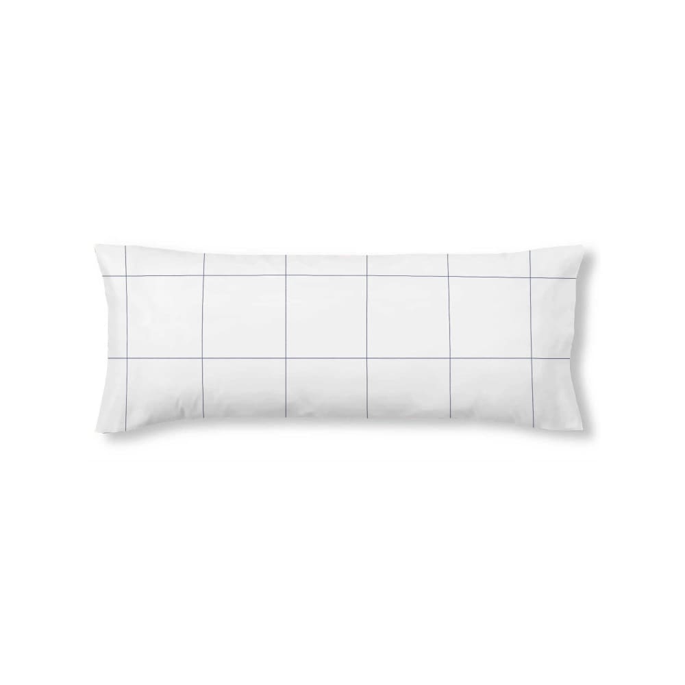 Funda de almohada en algodón popelín de 300 hilos blanco 45x125 cm