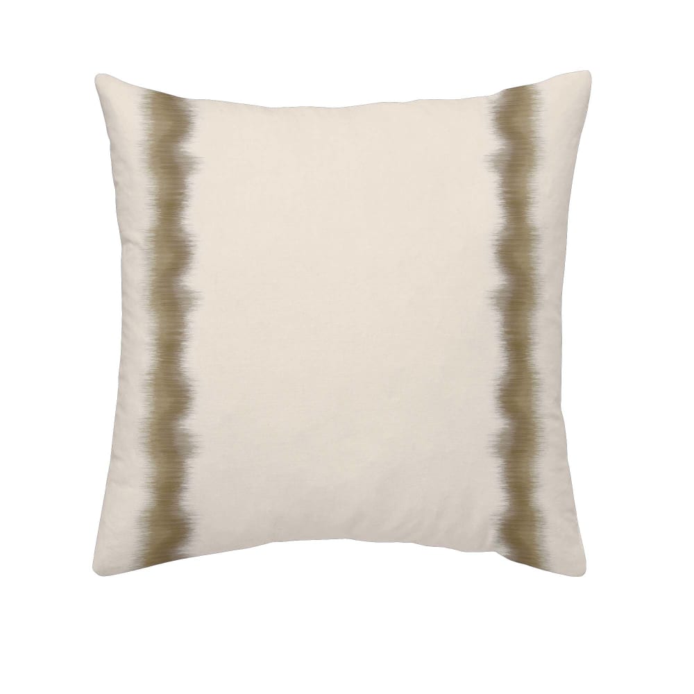 Taie d'oreiller en popeline de coton 300 fils marron 65x65 cm