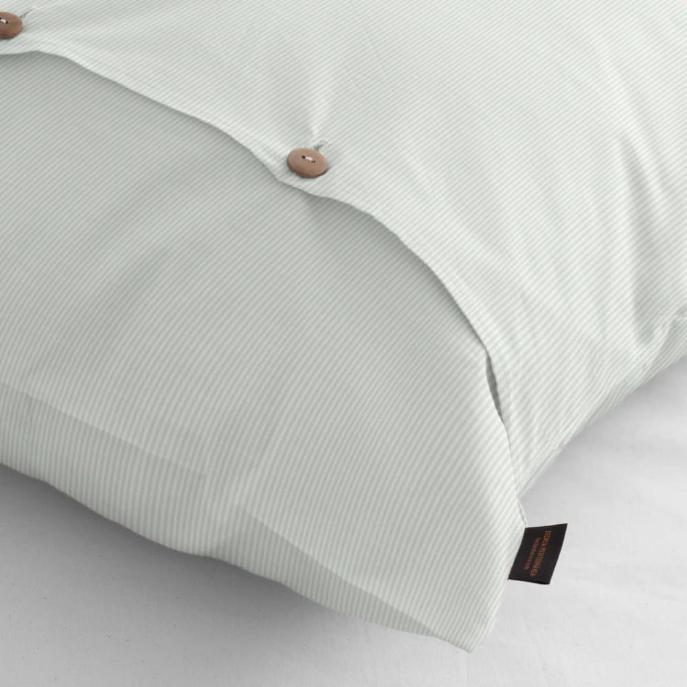 Funda de almohada de lino, algodón y poliéster gris 45x125 cm - Maisons du Monde