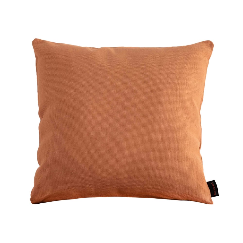 Housse de coussin Jacquard Orange 65x65