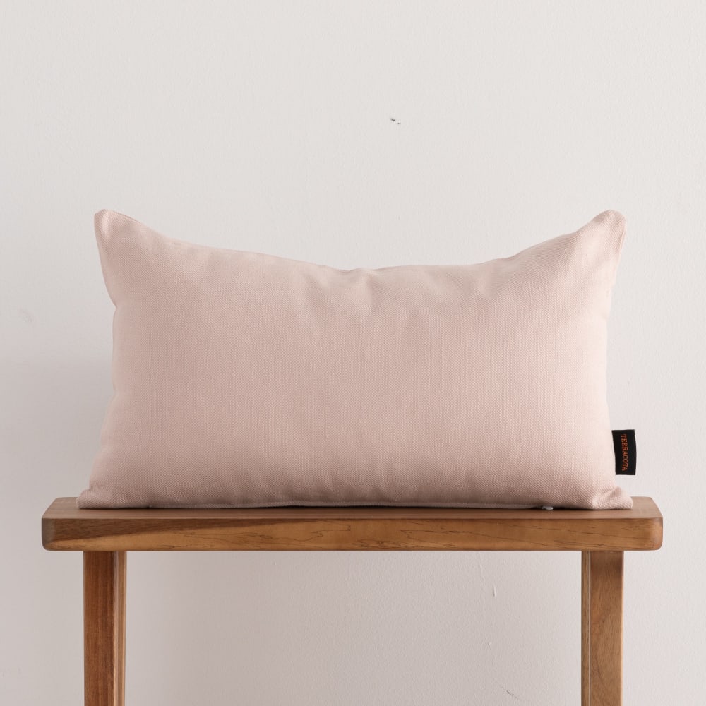 Housse de coussin Jacquard Rose 30x50 - Maisons du Monde