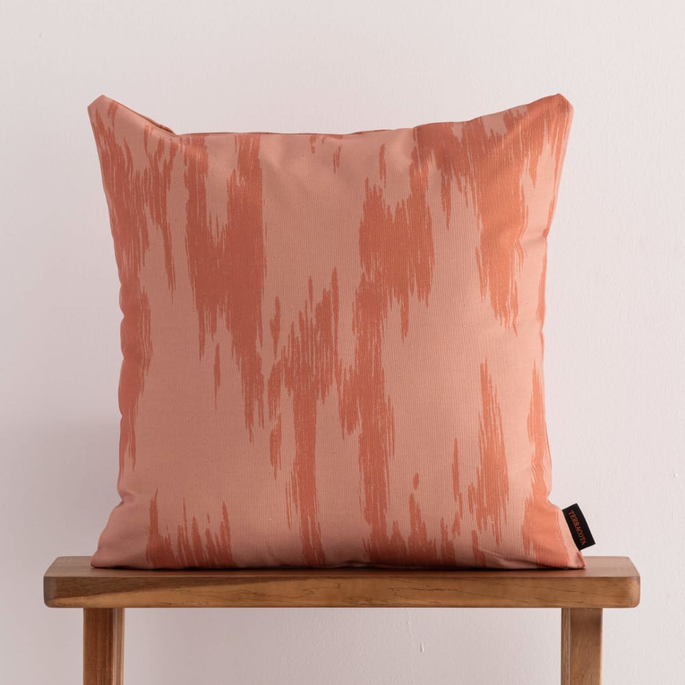 Funda de cojín de algodón naranja 50x50 cm - Maisons du Monde