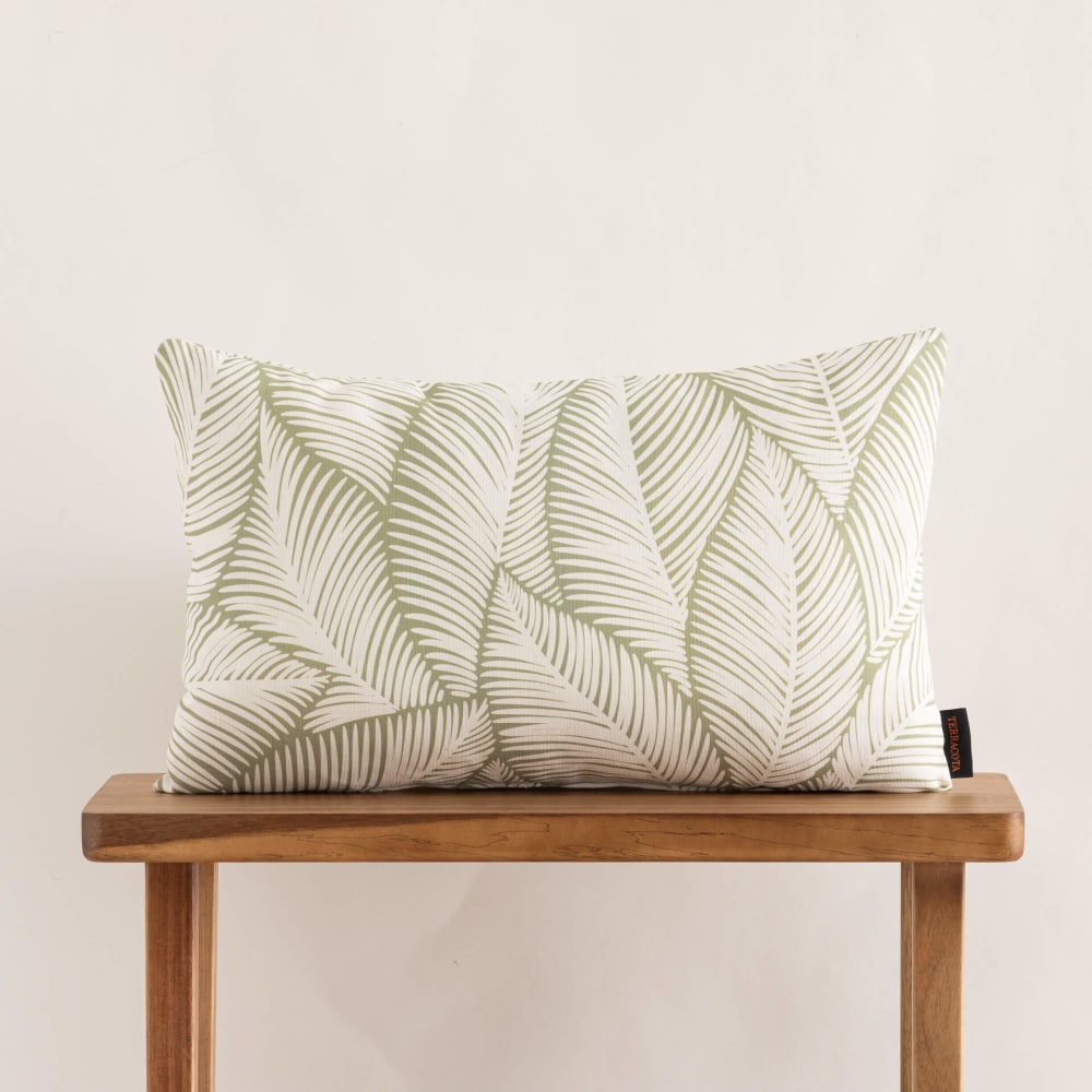 Housse de coussin en coton vert 30x50 cm - Maisons du Monde