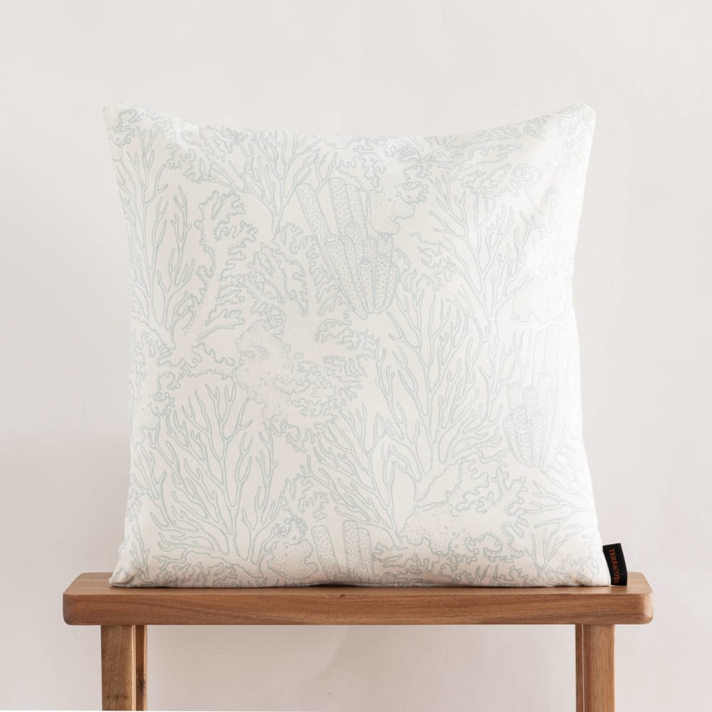 Funda de cojín de algodón verde 50x50 cm - Maisons du Monde