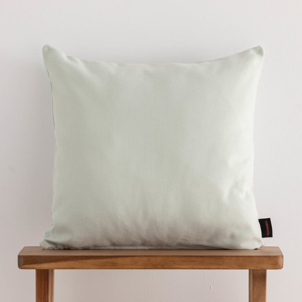 Housse de coussin Jacquard Menthe 65x65 - Maisons du Monde
