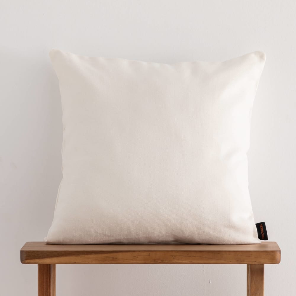Housse de coussin Jacquard Blanc 65x65 - Maisons du Monde