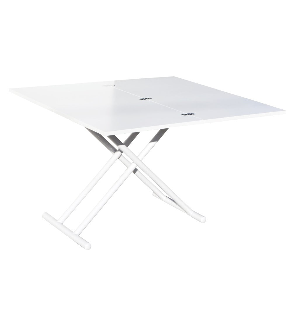 Mesa centro convertible en mesa comedor color blanco - Maisons du Monde