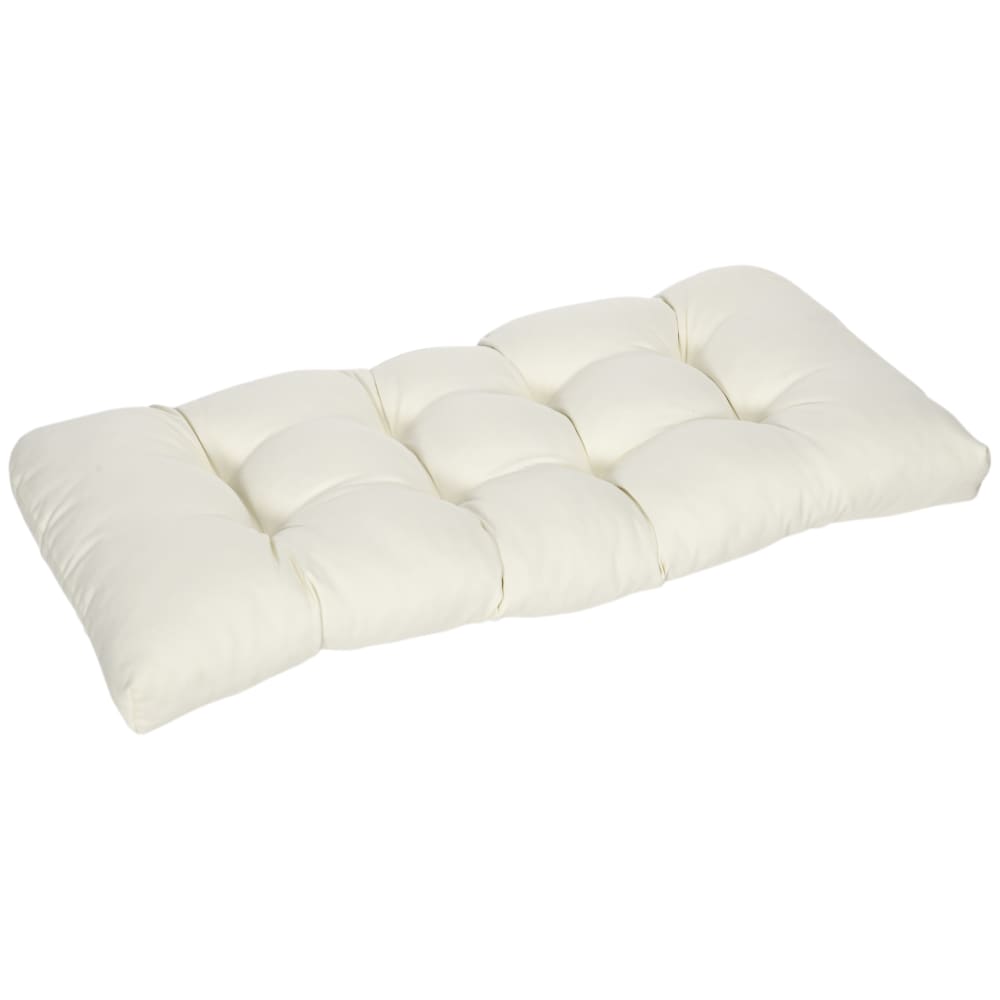 Cojín para banco 110x48x8 cm crema