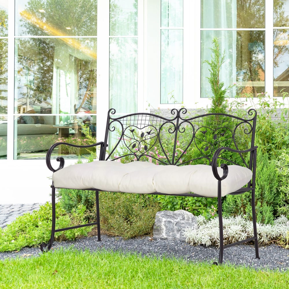 Cojín para banco 110x48x8 cm crema - Maisons du Monde