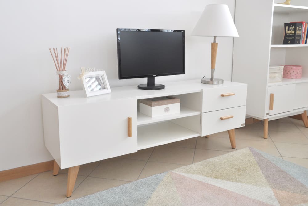 Mobile porta TV colore bianco - Samira Italia