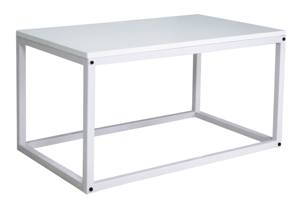 Tavolino da salotto bianco - Bianco - Metallo