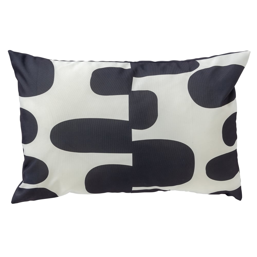 Housse de coussin d'extérieur Rivano - Gris 40x60 cm
