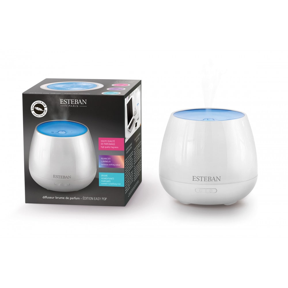 Esteban Paris Parfums Diffuseur brume de parfum électrique style contemporain Blanc Pvc - Poly Chlorure De Vinyle