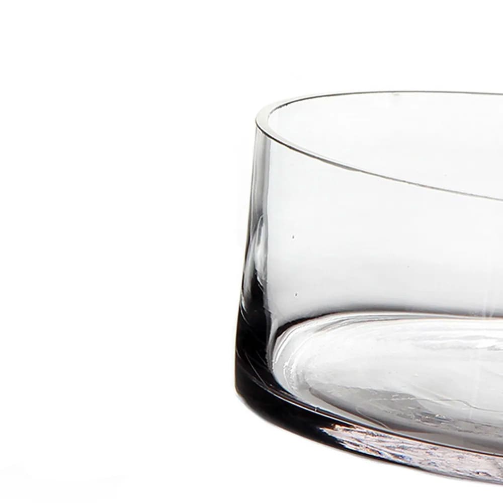 Vase cylindrique en verre pour bougies 20x20x8cm - Maisons du Monde