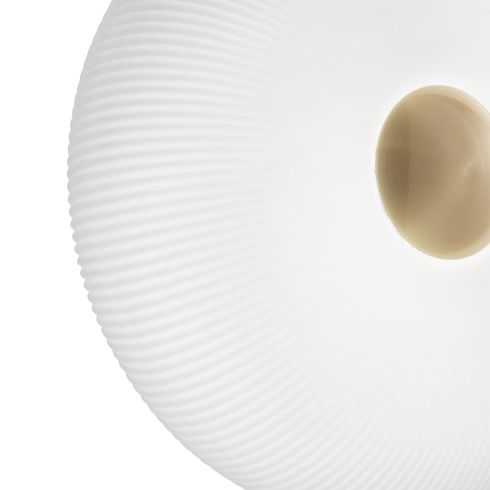 Plafoniera Moderna Arizona Vetro Bianco 3 Luci Gx53 9W 3000K -