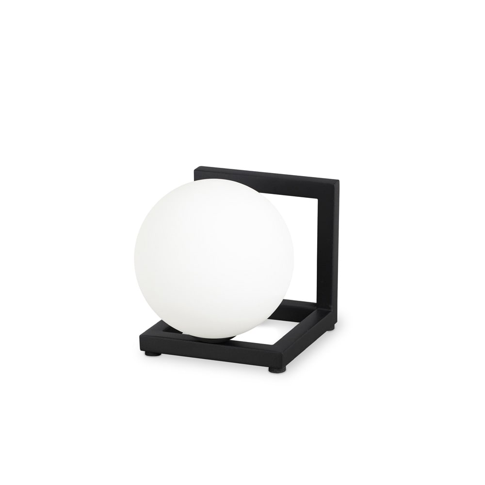 Lampade Da Scrivania Industrial Angolo Nero 1 Luce G9 3W 3000K - Bianco - Metallo
