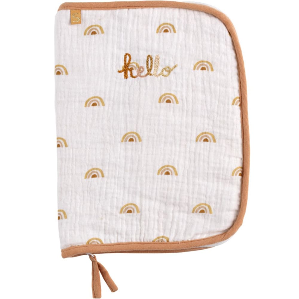 Sauthon Protège carnet de santé SUNLIGHT style classique chic Beige Coton - 25x18x2cm