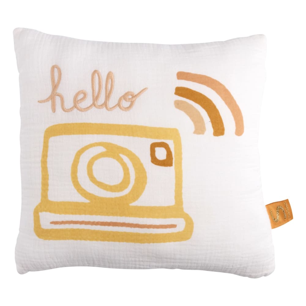 Coussin déco carré en coton