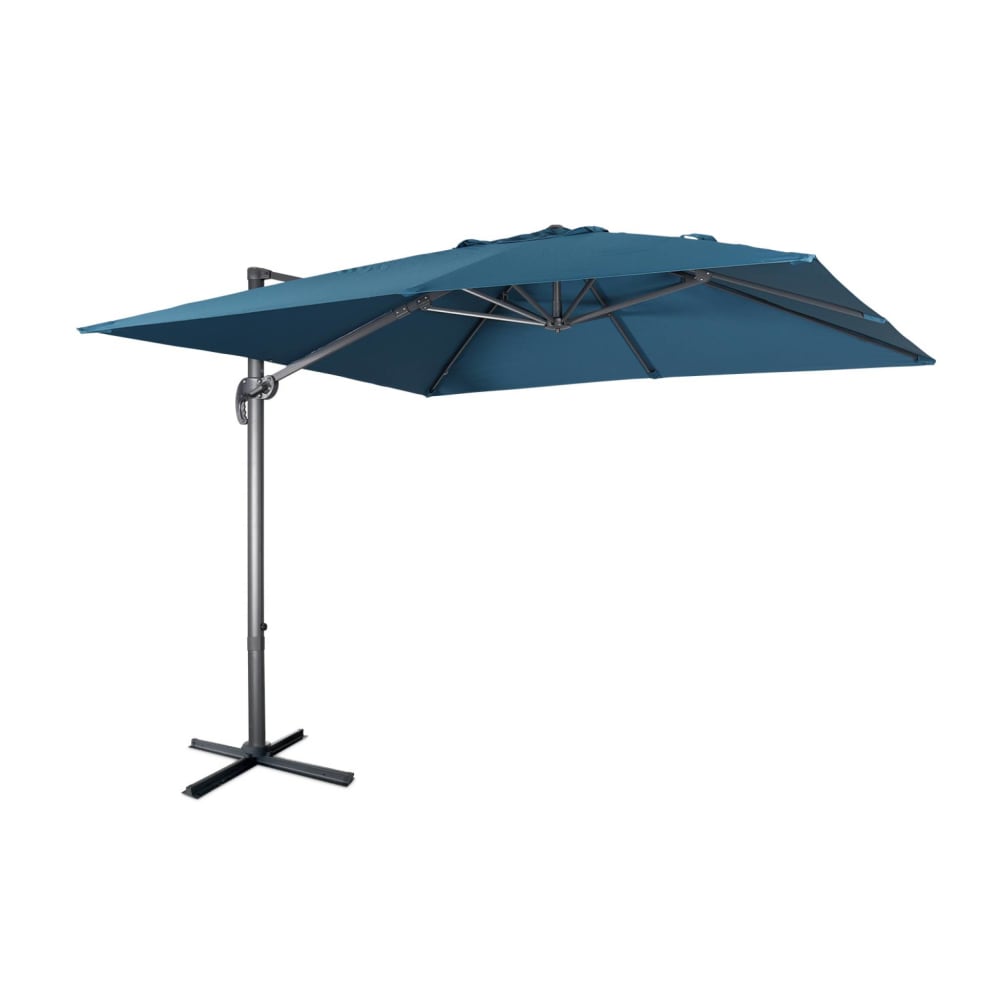 Parasol déporté carré 3x3m haut de gamme