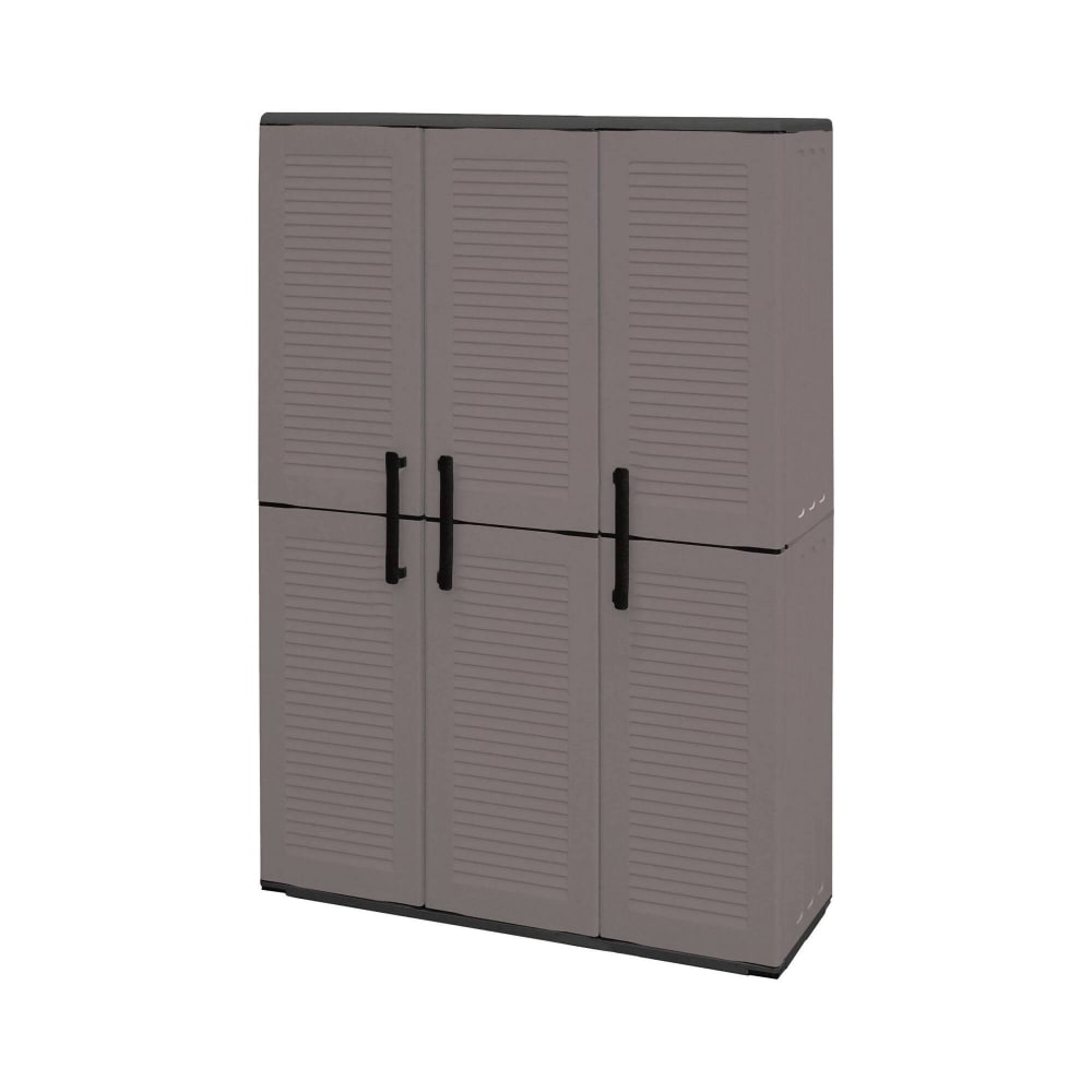 Armoire Ext. Plastique Gris 102x37x163 cm
