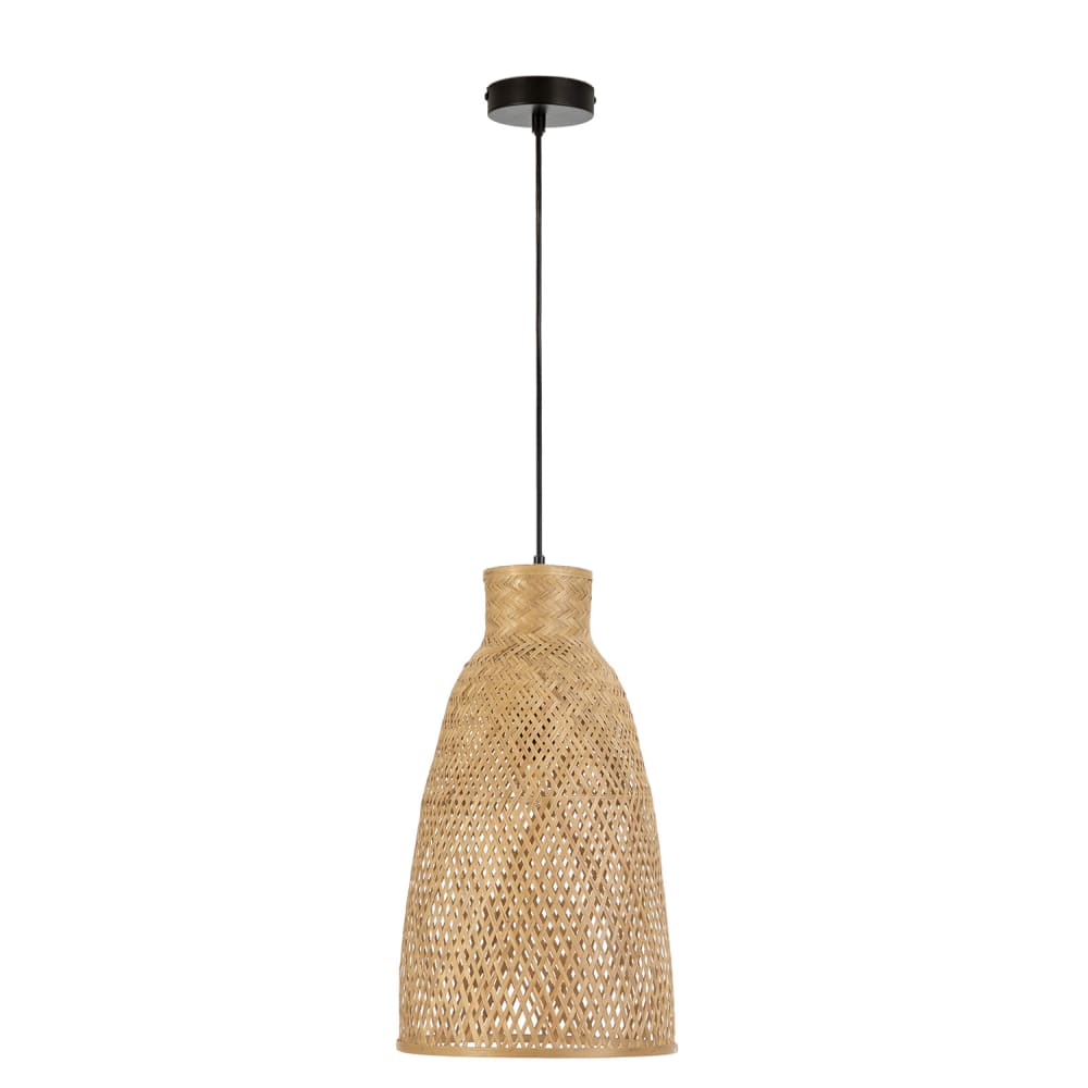 Lámpara de techode bambú, diametro 31 cm