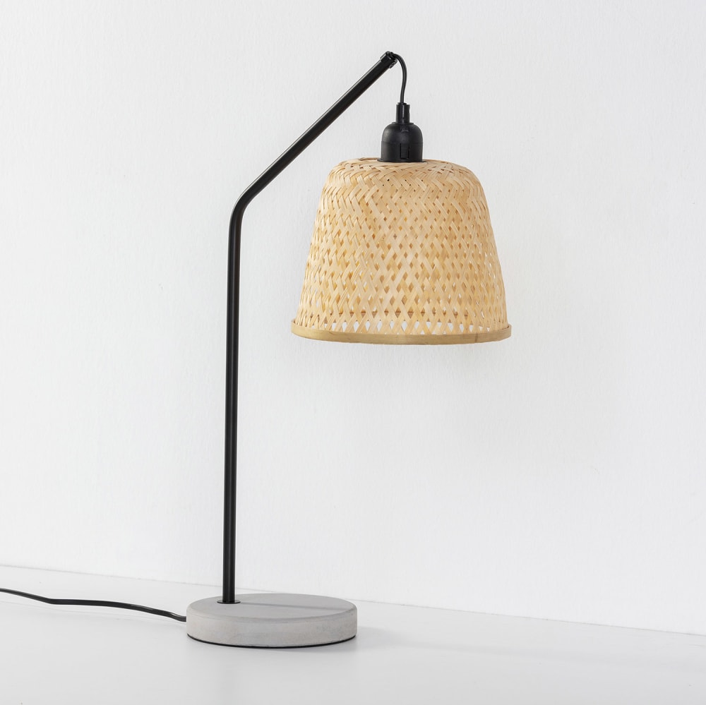 Lampe à poser en Bamboo, diamètre 55 cm — vue 4