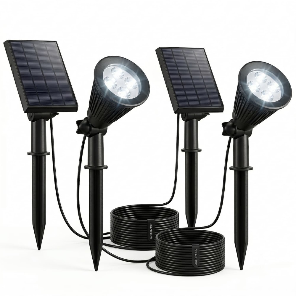Lot de 2 spots solaires