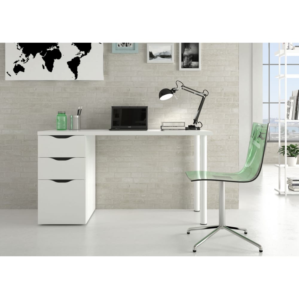 Mesa despacho reversible blanco artik - Maisons du Monde