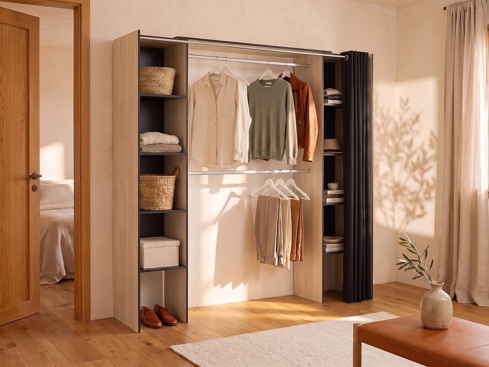 Dressing panneau de particule gris anthracite