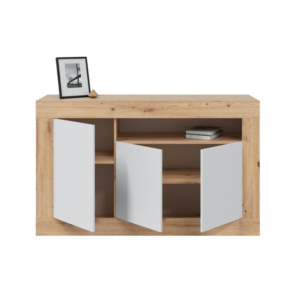 Cómoda de 3 puertas y 1 compartimento - l139 cm - - Maisons du Monde