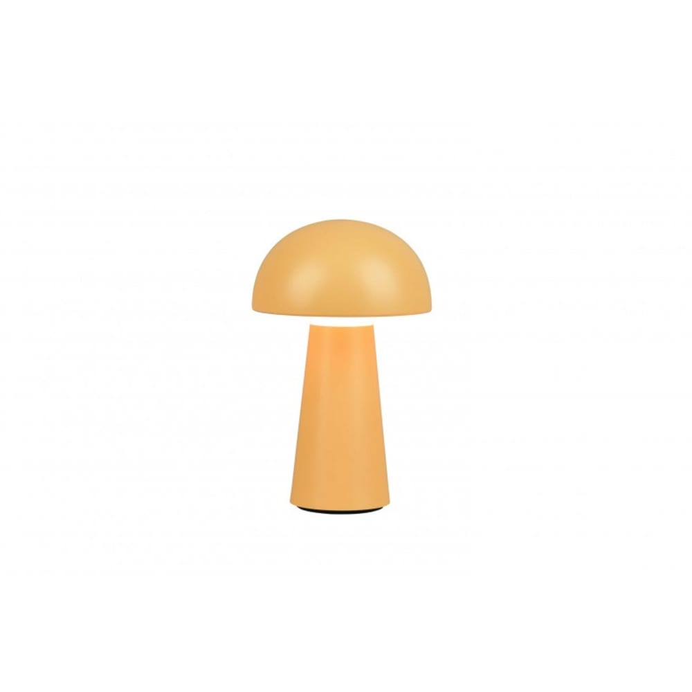 Lampadaire et lampe de jardin en plastique jaune