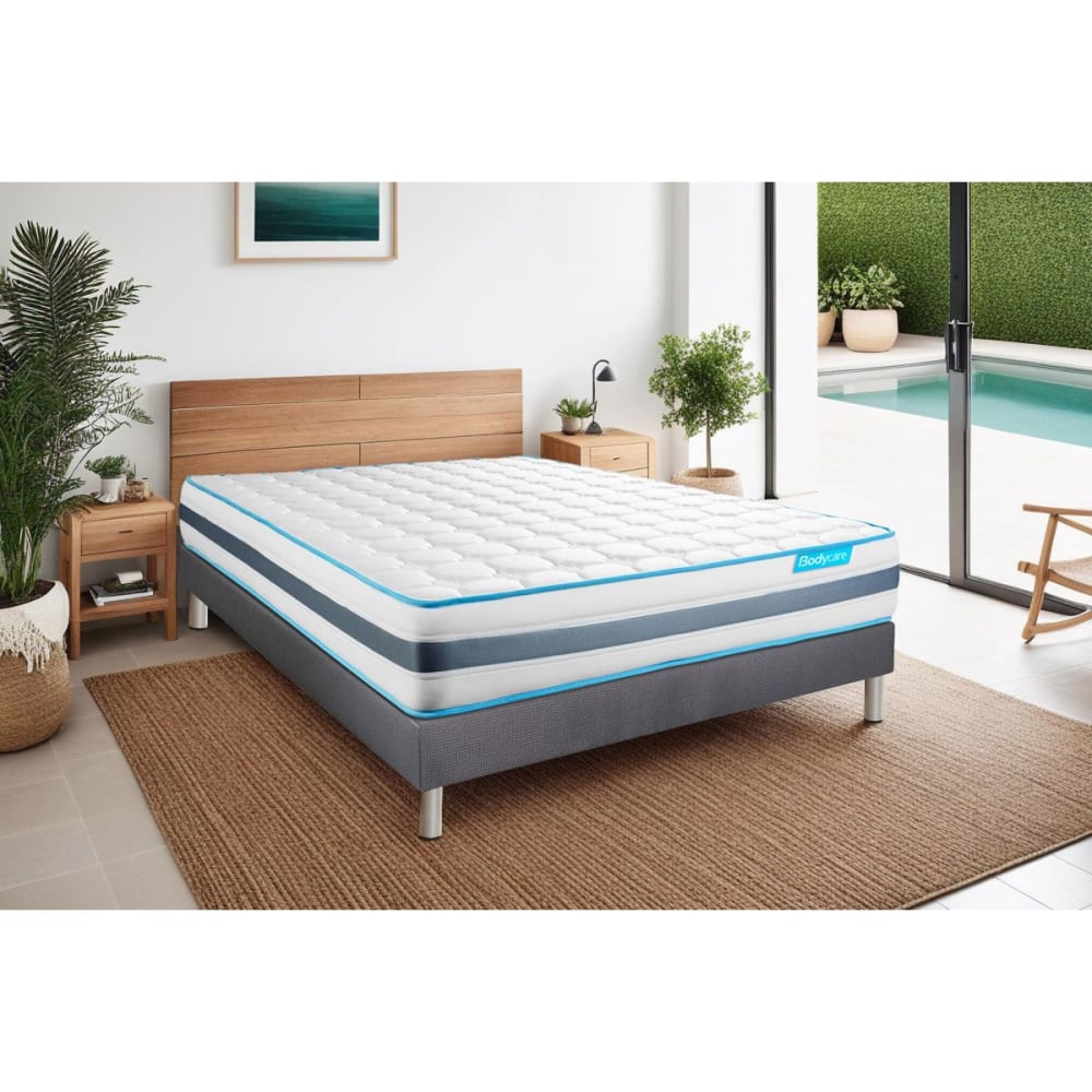 Matelas 140x190 ressorts et mémoire de forme - equilibré - Maisons du Monde