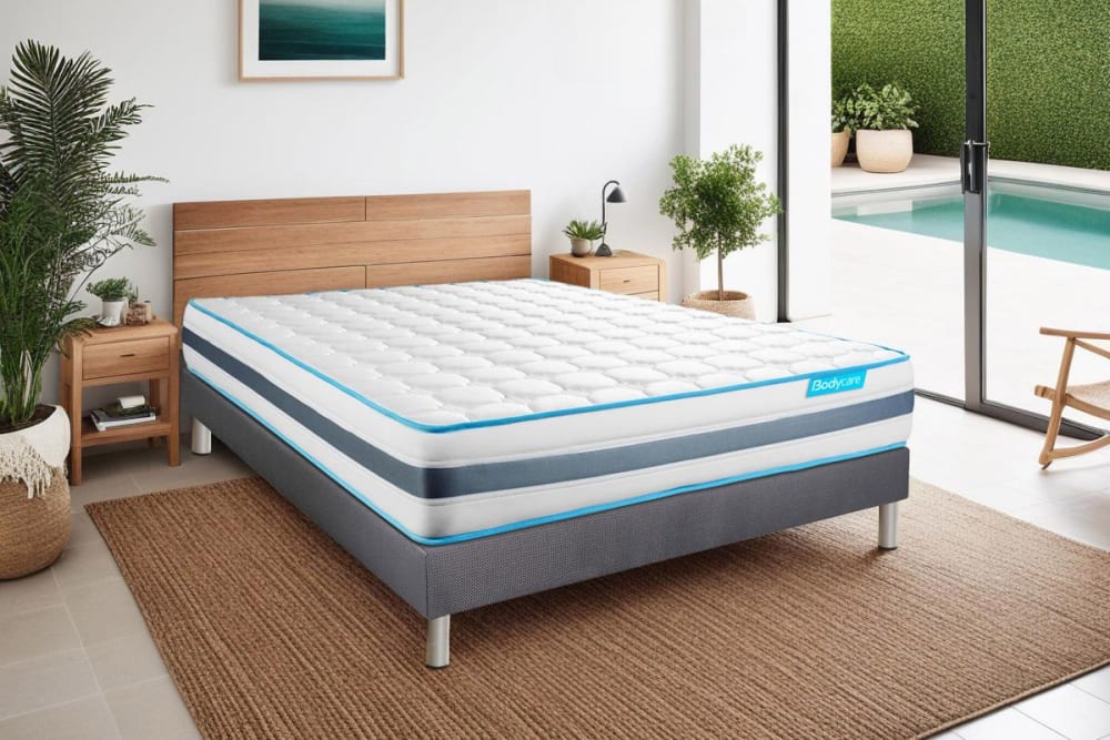 Matelas 160x200 BodyFlex - Ressorts ensach&eacute;s - 26 cm - Equilibr&eacute;