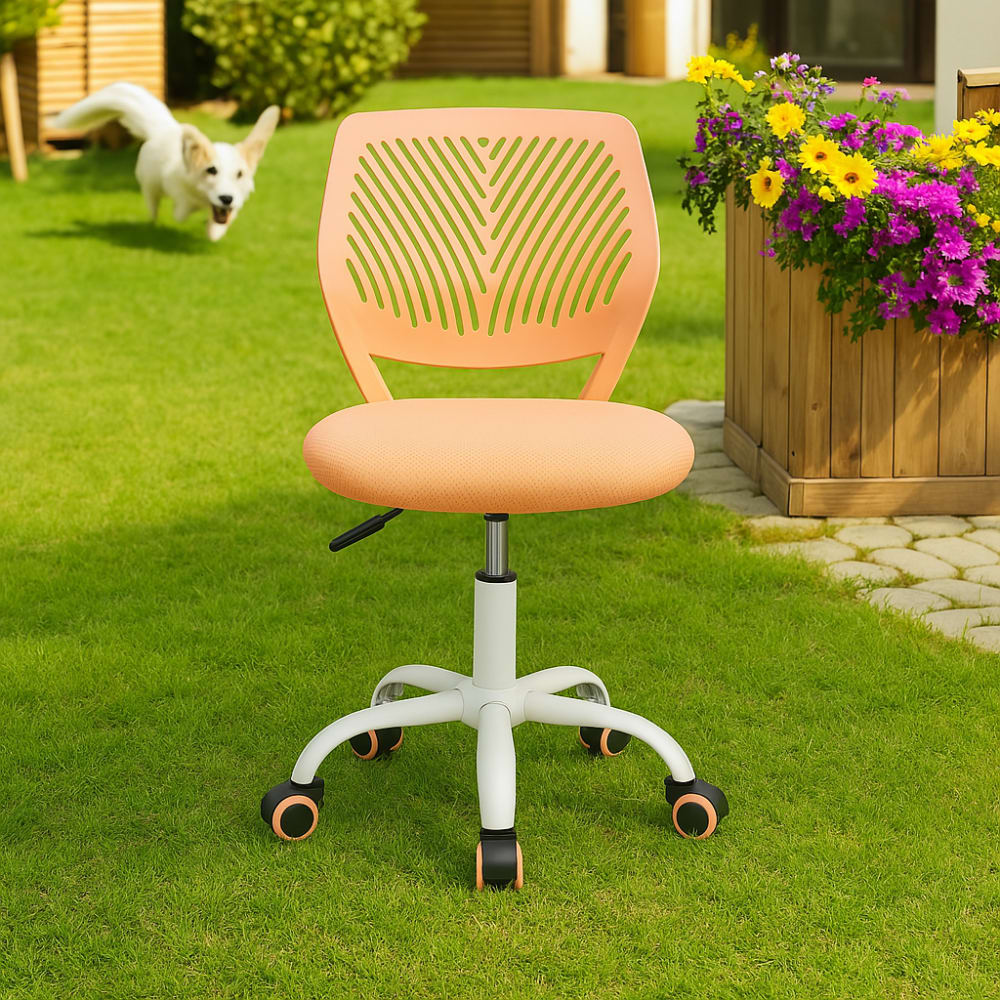 Sedia da esterno rosa con ruote - Urban Meuble