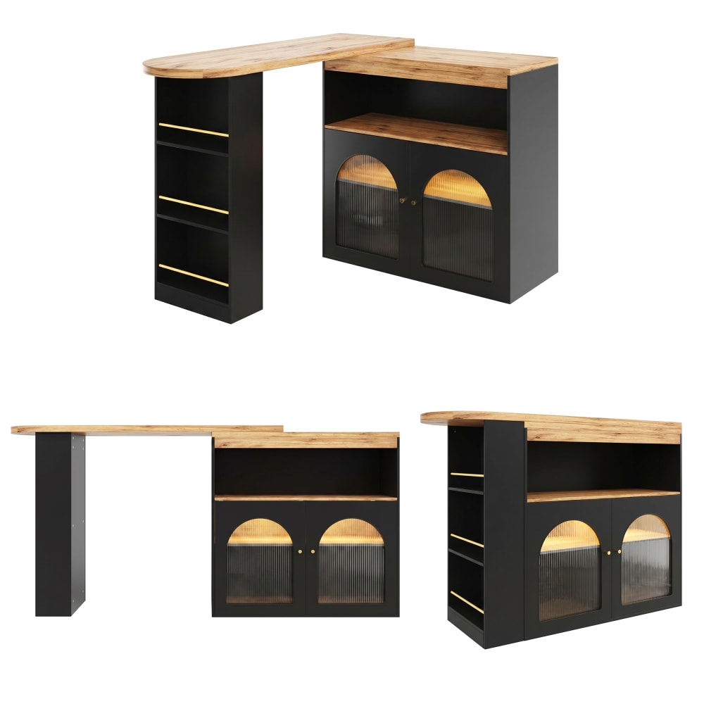 Table de Café d'Extérieur Multifonction noir - Maisons du Monde