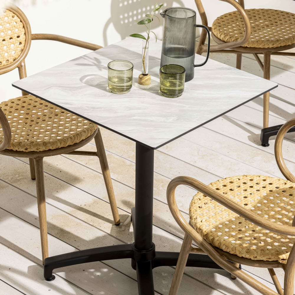 Laminierte Tischplatte 70x70 cm Marmor - Maisons Du Monde