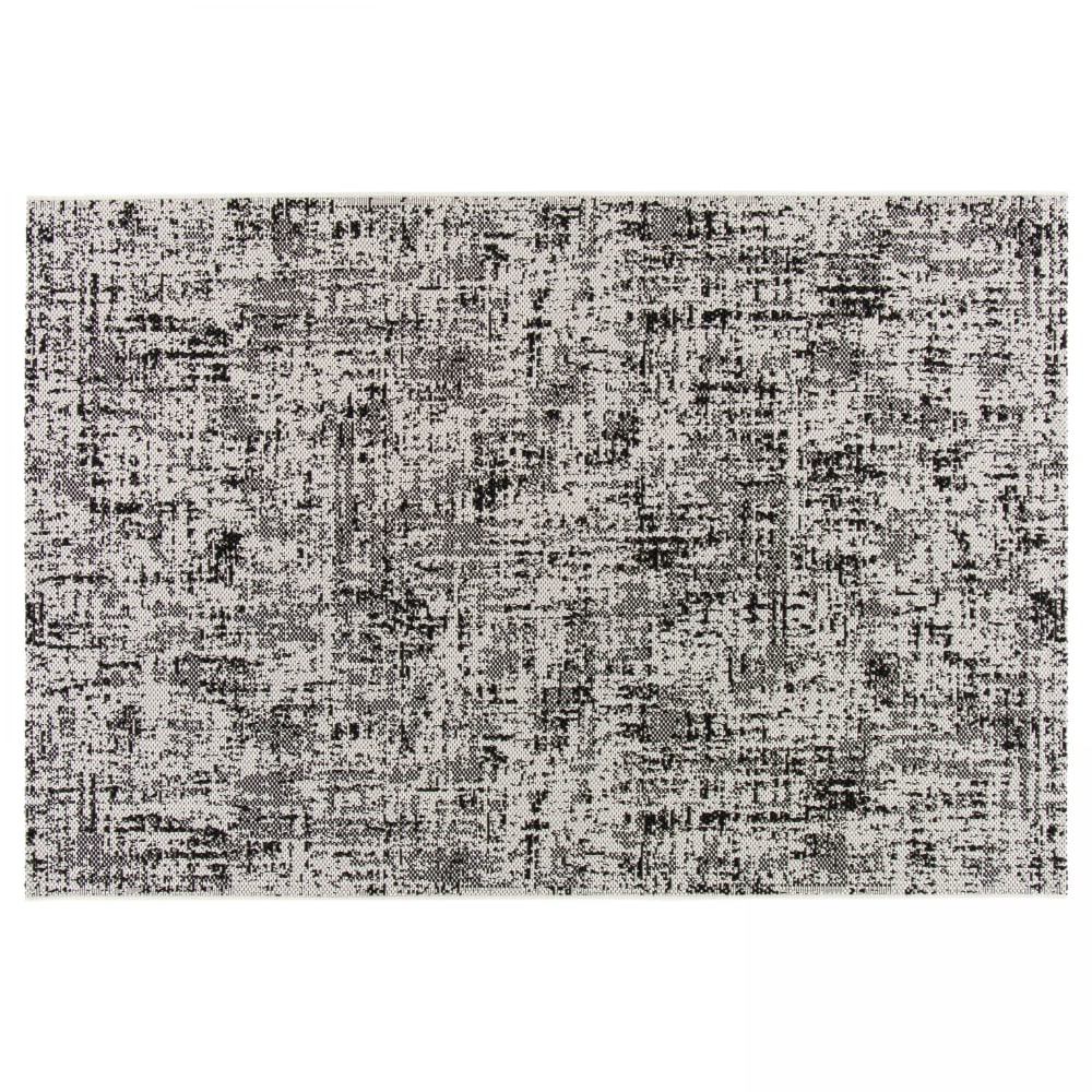 Tapis d'extérieur en polypropylène 160 x 230 cm blanc
