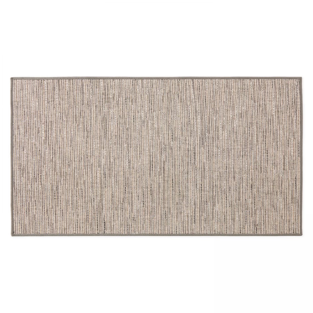Tapis rectangulaire en polypropylène 80x150 cm terre