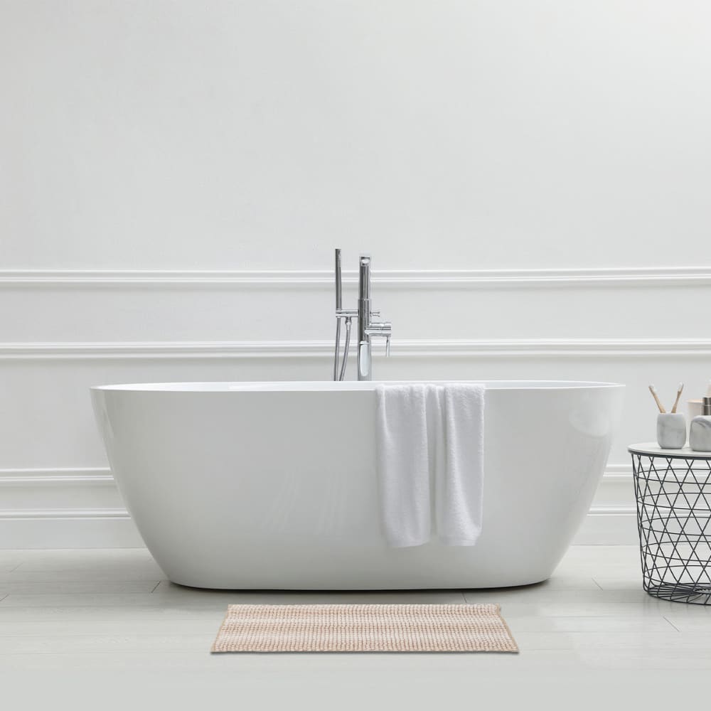 Tapis de bain déco effet maille 50x80cm - Maisons du Monde