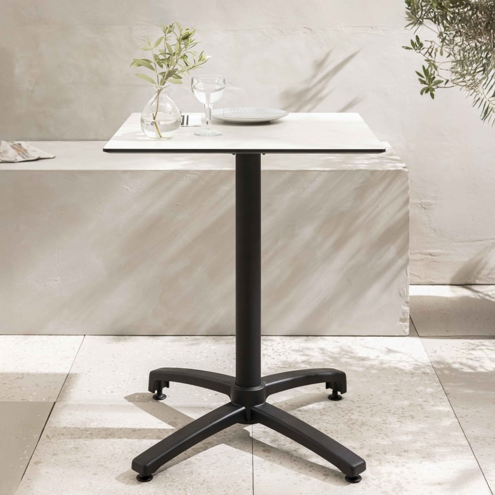 Table de terrasse 70 cm inclinable beton gris clair - Maisons du Monde