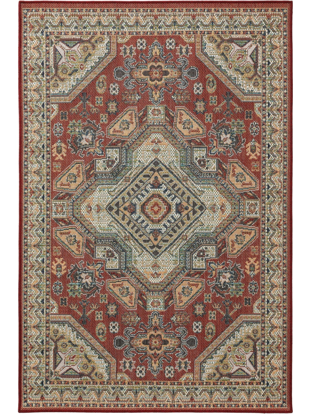 Tapis d'extérieur & intérieur multicouleur 120x170