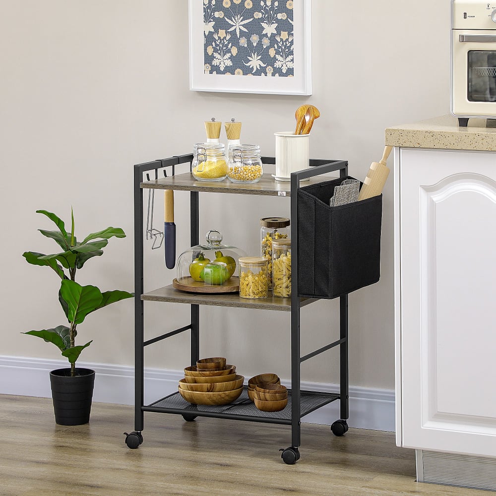Carrito de cocina 66x40x80.5 cm gris - Maisons du Monde