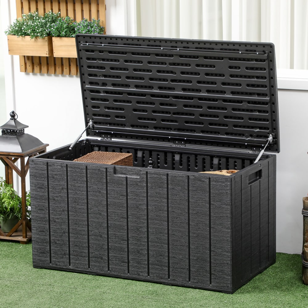 Baúl de almacenamiento 122.4x62x64.5 cm negro - Maisons du Monde