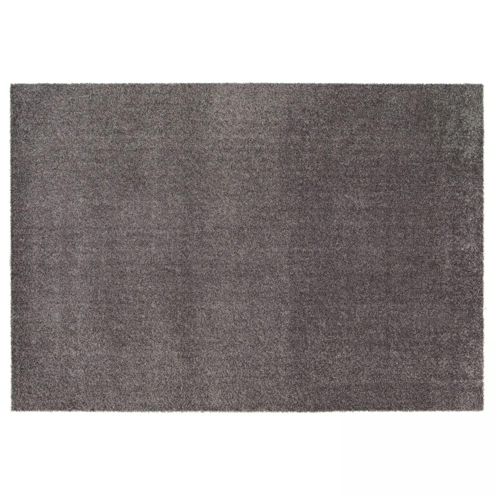 Oviala Einfarbiger Teppich mit langem Flor aus Polypropylen 160x230 cm grau Öko-Tex Zertifikat - Pvc - Polyvinlychlorid