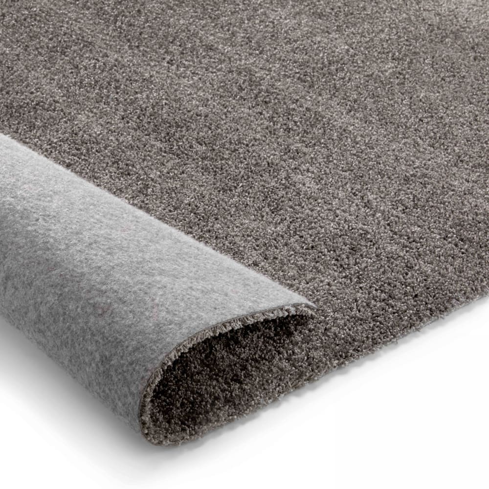 Tapis uni à poils longs en polypropylène 160 x 230 cm gris — vue 4