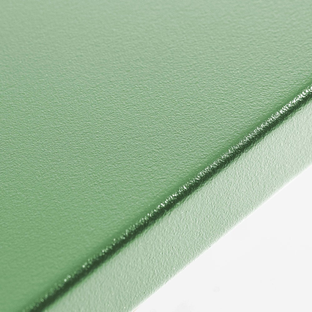 Table haute de jardin en métal vert cactus 120 cm