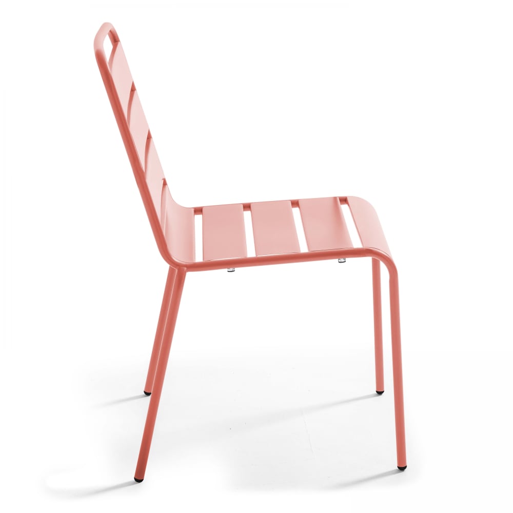 Stuhl aus Tonfarbe Metall - Maisons Du Monde