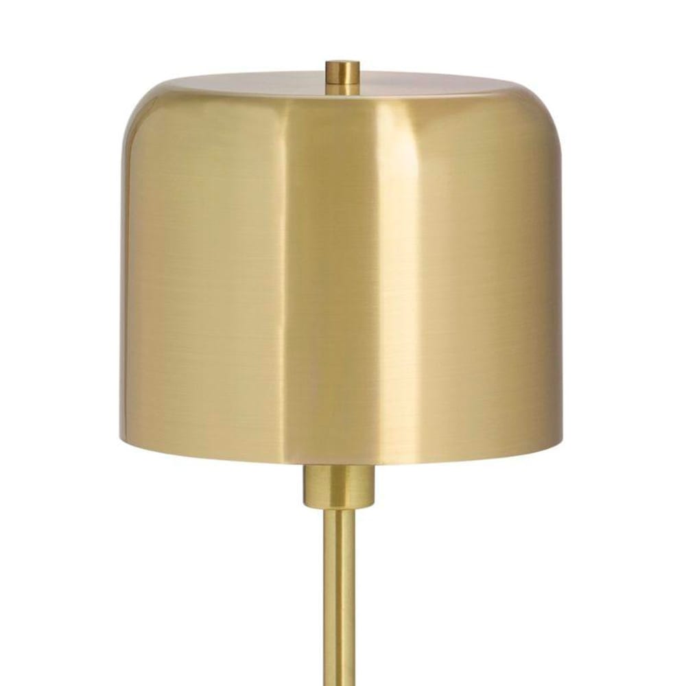 Lampe à poser champignon métal doré — vue 3