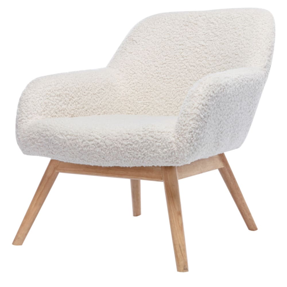 Fauteuil en bois naturel